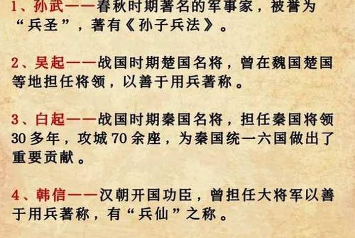 中国历史人物霸气名字（中国历史人物排行榜的100位历史名人）