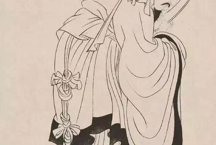 中国历史人物白描作品,中国古代人物画白描 中国历史人物白描作品,中国古代人物画白描