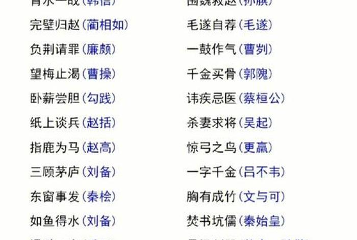 中国历史人物的历史故事50字（中国历史人物的故事30字）