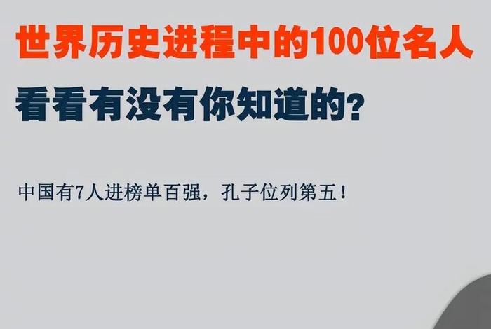 100个历史人物图片 - 100个历史人物图片大全