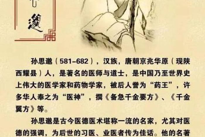 中国药王历史人物；中国药王有几位