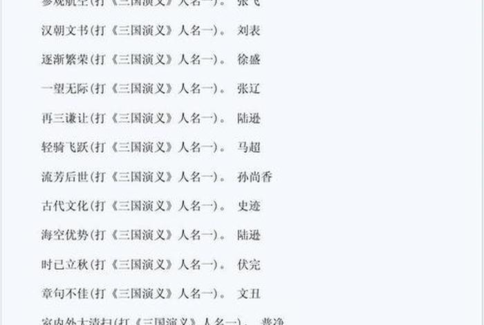 灯谜历史人物名字 - 猜历史名人的灯谜