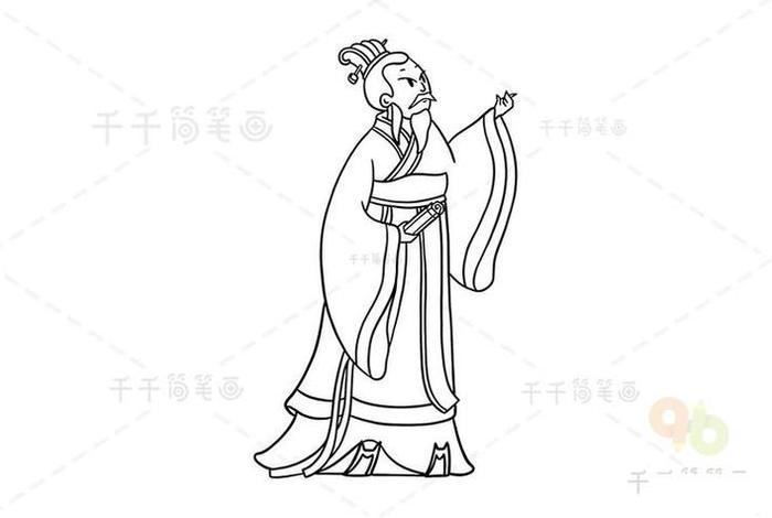 中国历史人物简笔画图片大全（中国历史人物简笔画图片大全集）