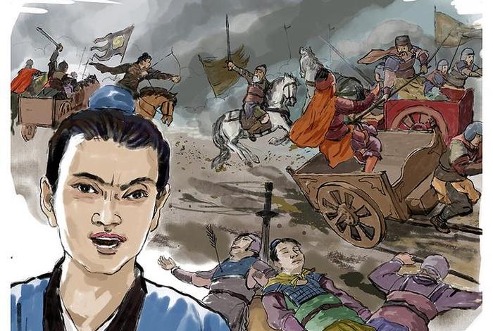 中国历史人物图画作品；中国历史人物故事图画