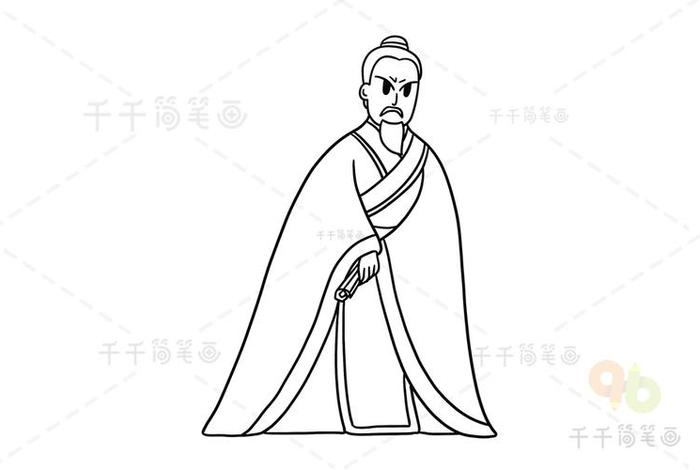 历史人物简笔画全身;历史人物简单画像 历史人物简笔画全身;历史人物简单画像