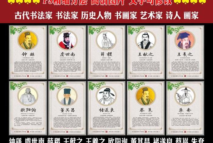 中国历史书法代表人物（中国历史书法代表人物及作品）