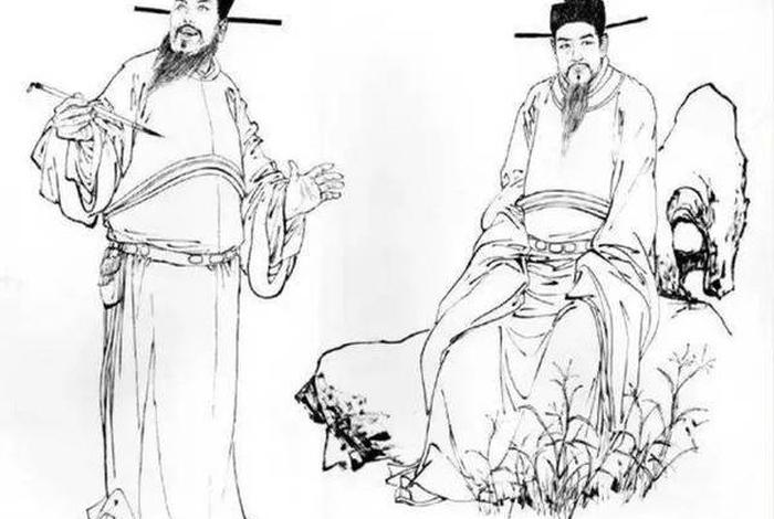 中国古典人物系列白描 中国古代人物白描速写