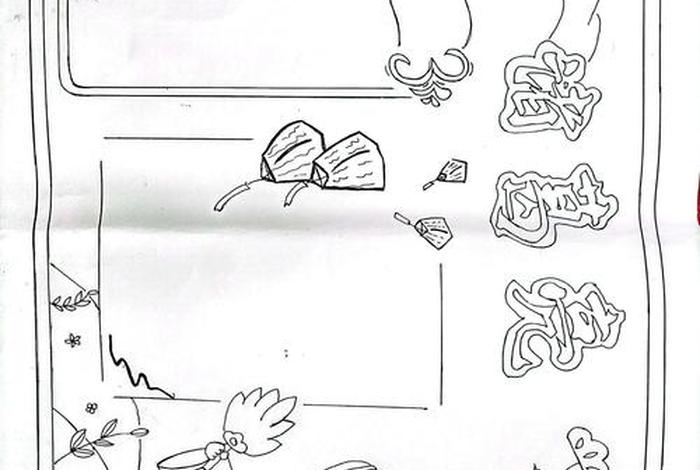 历史人物手抄报空白模板、历史人物手抄报图文并茂