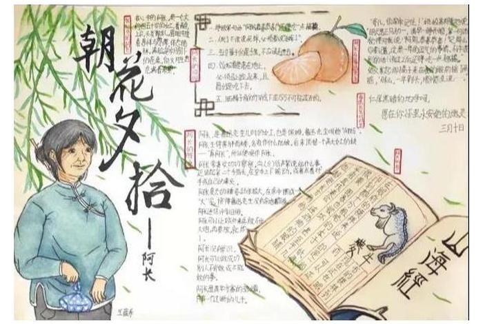 历史人物手抄报鲁迅 历史人物手抄报简笔画