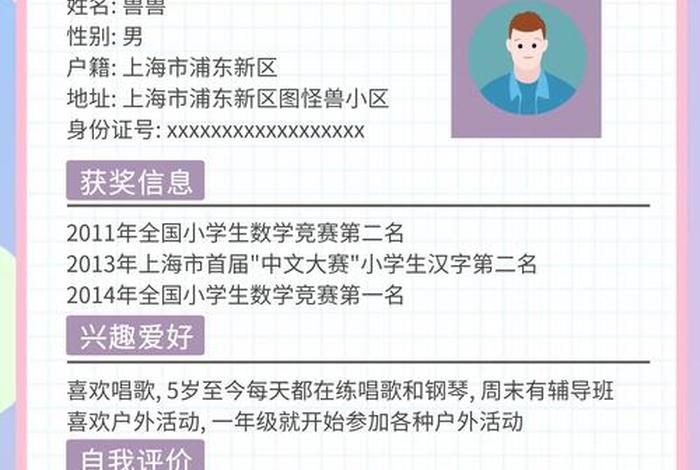 小学生个人简介优秀事迹,小学生优秀个人简历 小学生个人简介优秀事迹,小学生优秀个人简历