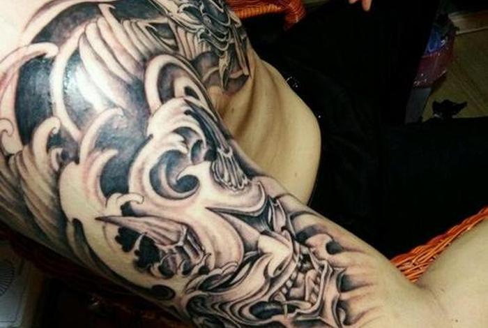 中国半甲纹身图案大全图片;半甲纹身图案大全图片最新 中国半甲纹身图案大全图片;半甲纹身图案大全图片最新