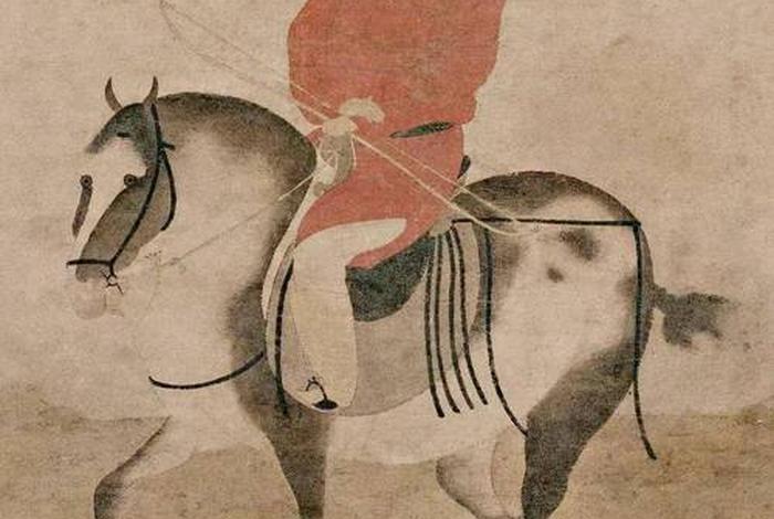 历史人物骑马图，历史人物骑的马
