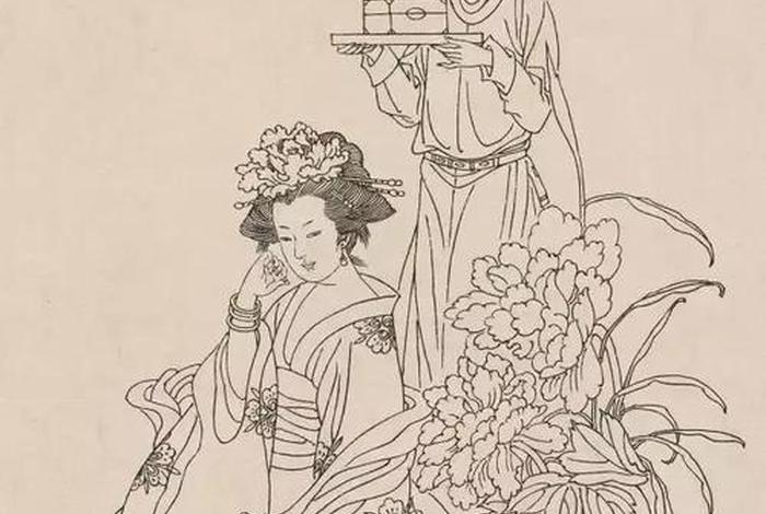 白描仕女人物教程,白描仕女作品 白描仕女人物教程,白描仕女作品