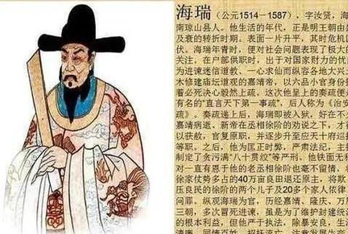 历史人物海瑞简介（海瑞的历史故事）