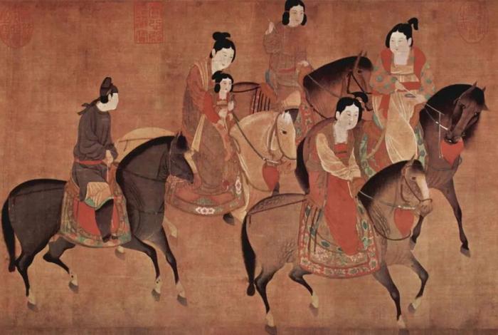历史人物骑马图，历史人物骑的马