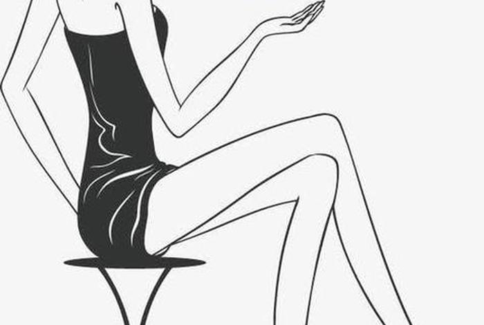 现代女性人物创意画；现代人物简笔画女孩