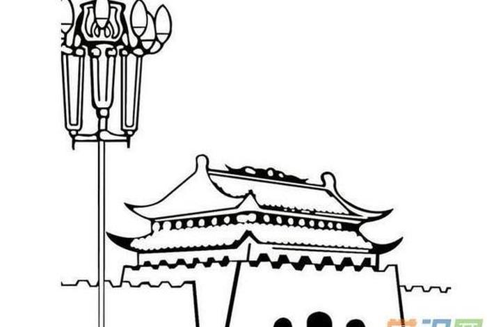 新中国历史简笔画，新中国历史画报