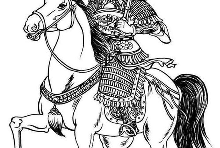 素描历史人物形象绘画（素描画古代人物）