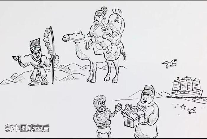 历史人物张骞手抄报 - 张骞人物简笔画 历史人物张骞手抄报 - 张骞人物简笔画