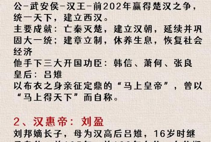 汉朝人物大全介绍 汉朝 人物 汉朝人物大全介绍 汉朝 人物