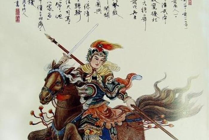 中国古代英雄人物摆件 - 古代英雄画像