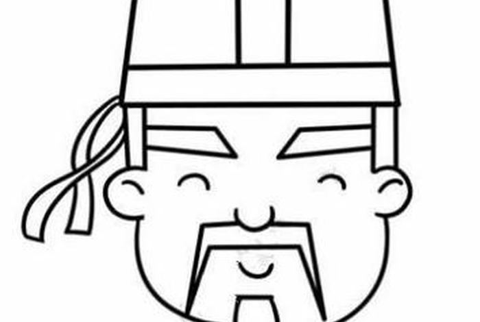 中国古代历史人物头像男士、历史人物头像简笔画