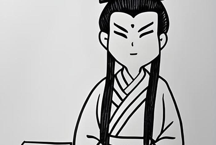古代人物的画像图 古代人物画像图片大全女简笔画