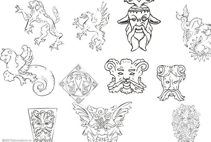 中国历史人物图腾图片,中国历史人物图腾图片简笔画 中国历史人物图腾图片,中国历史人物图腾图片简笔画