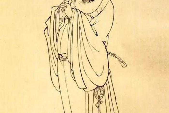 历代白描人物画；历代白描人物画像