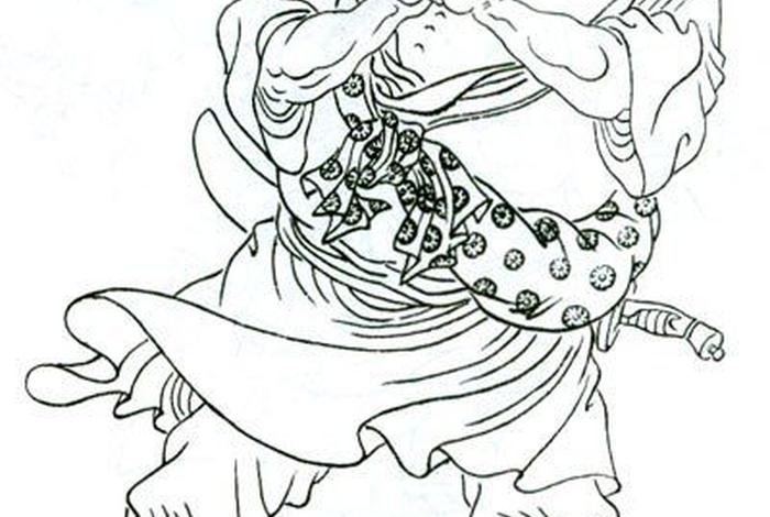 水浒人物白描画像大全 水浒传里的人物白描画简单 水浒人物白描画像大全 水浒传里的人物白描画简单