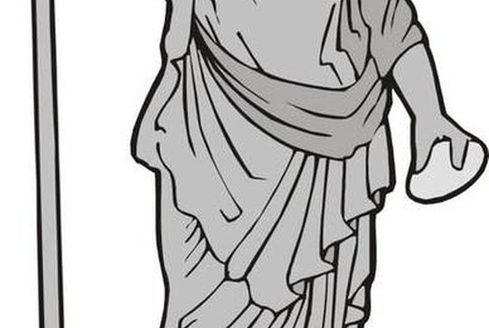 历史人物石像图片拿竹简的；历史人物石头画