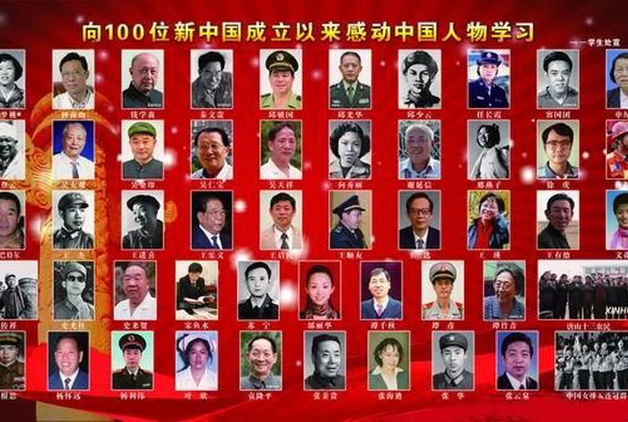 新中国的主要人物;新中国的100位人物 新中国的主要人物;新中国的100位人物
