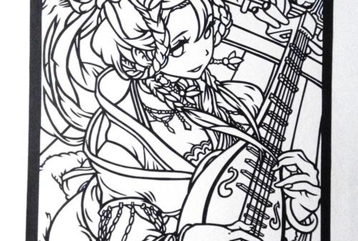 漂亮的动漫人物剪纸图案;动漫人物剪纸底稿 漂亮的动漫人物剪纸图案;动漫人物剪纸底稿