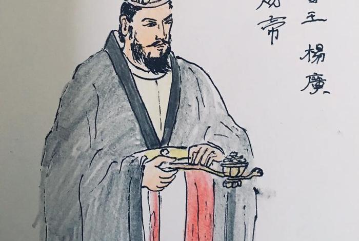 手绘中国历史人物图片；中国历史手绘画