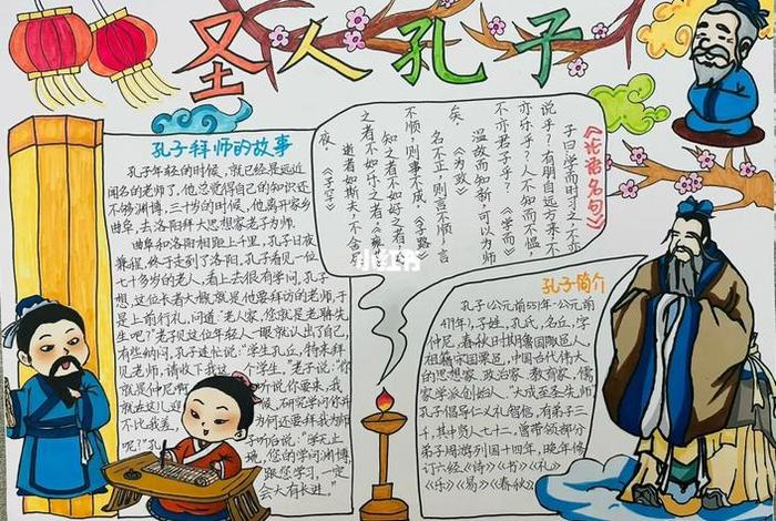 二年级手抄报中国历史人物图片（二年级手抄报中国历史人物图片简单）