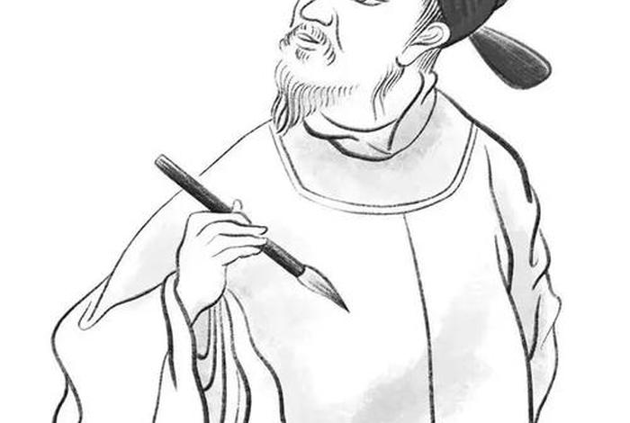 中国历史人物简笔画 白描图片 中国历史人物简笔画像 中国历史人物简笔画 白描图片 中国历史人物简笔画像