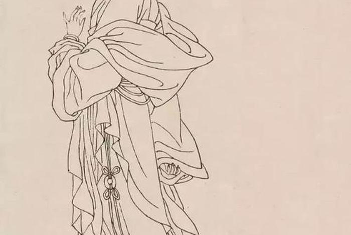 中国古典人物系列白描 中国古代人物白描速写