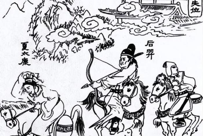 中国历史夏朝简笔画,夏朝图画 中国历史夏朝简笔画,夏朝图画