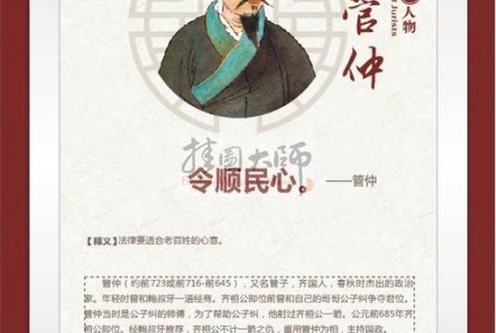 中国历史人物管仲简介图片 - 中国历史人物管仲简介图片大全