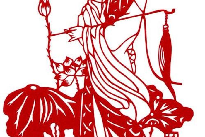 剪纸图案人物大全 - 剪纸人物大全简单图解