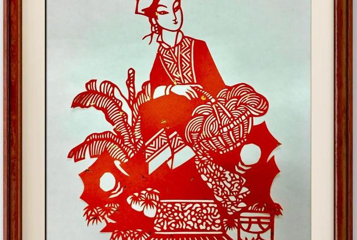 中国古代人物剪纸画，古代剪纸名人