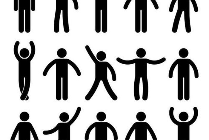 人物象形画、象形人物图案 人物象形画、象形人物图案