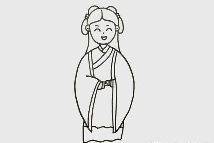 小朋友画古代人 儿童画古人怎么画 小朋友画古代人 儿童画古人怎么画