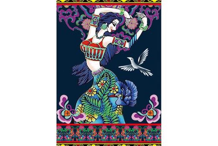 少数民族人物装饰画(少数民族人物装饰图案设计) 少数民族人物装饰画(少数民族人物装饰图案设计)