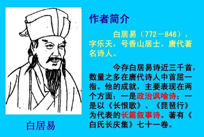 白居易的人物介绍(白居易人物介绍ppt免费) 白居易的人物介绍(白居易人物介绍ppt免费)