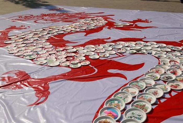 纸盘画中国风 - 纸盘画中国风龙年 纸盘画中国风 - 纸盘画中国风龙年