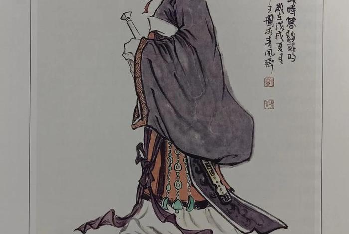 水墨历史人物画；水墨人物画 古风