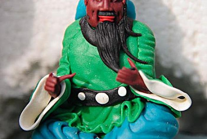 历史人物黏土作品、用粘土做历史人物面塑