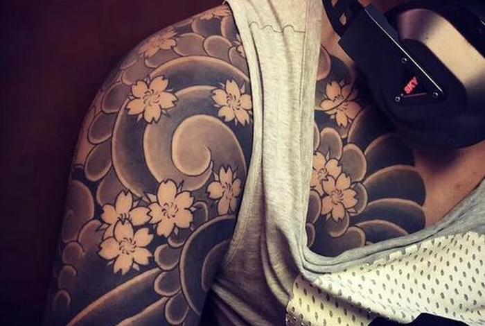 半甲人物纹身图案大全,半甲纹身原图 半甲人物纹身图案大全,半甲纹身原图