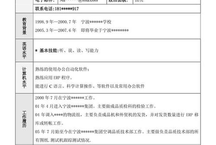 历史人物履历表模板 历史人物简介怎么写模板 历史人物履历表模板 历史人物简介怎么写模板